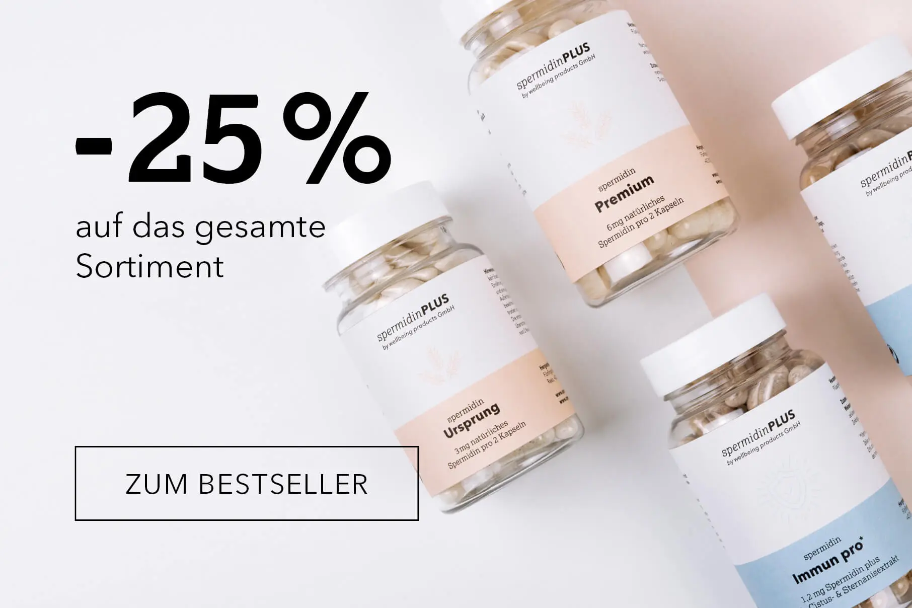 Spermidin Premium Kapseln mit 6 mg Spermidin